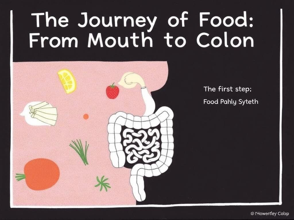     The Journey of Food: From Mouth to Colon. The First Step: Food Enters the Mouth