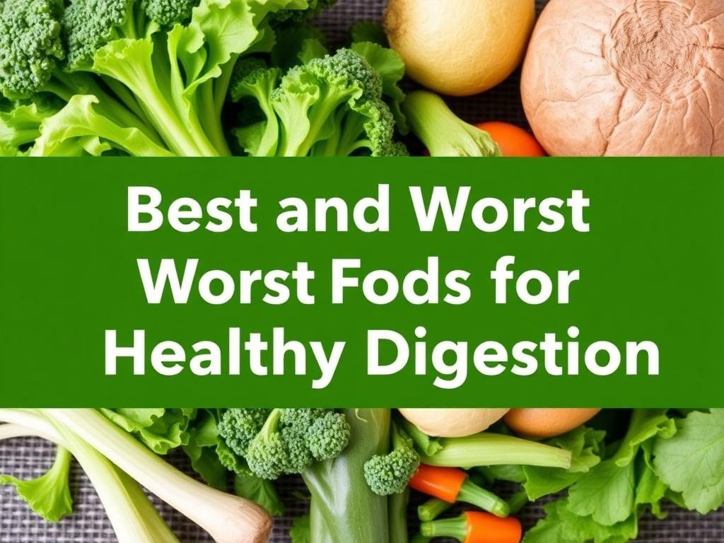     Best and Worst Foods for Healthy Digestion. Worst Foods for Healthy Digestion