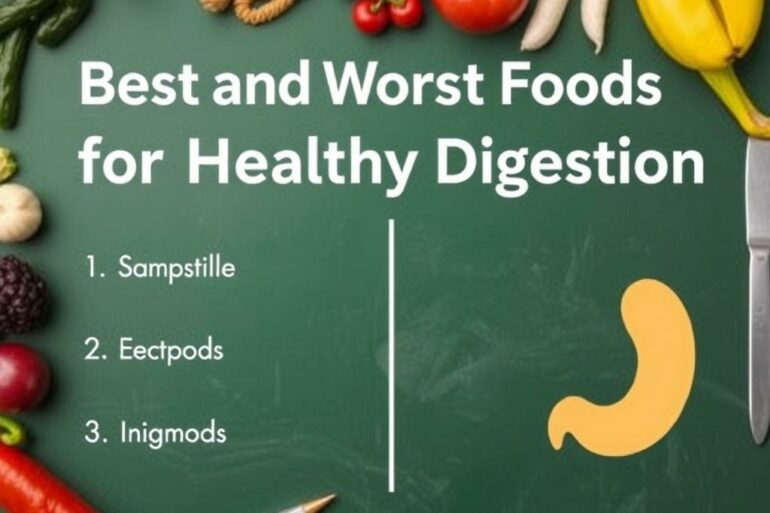 Best and Worst Foods for Healthy Digestion: What to Eat and What to Avoid