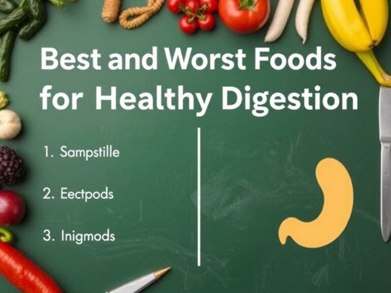 Best and Worst Foods for Healthy Digestion: What to Eat and What to Avoid