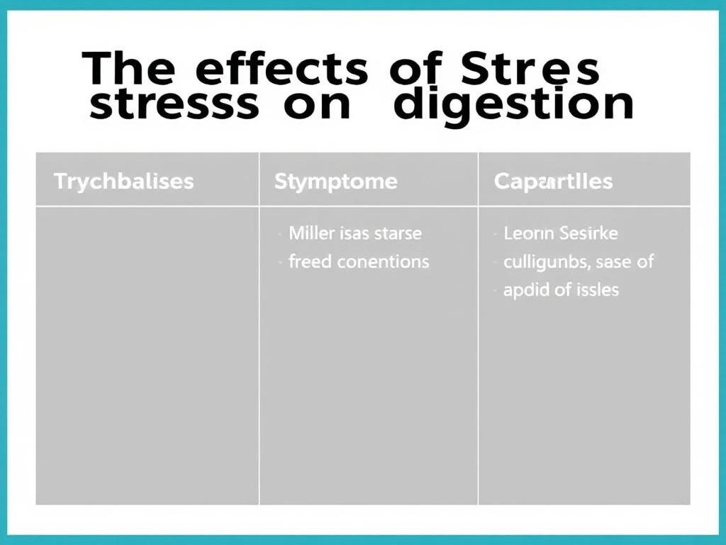     Die Auswirkungen von Stress auf die Verdauung. Tabla práctica: síntomas, mecanismos y estrategias inmediatas