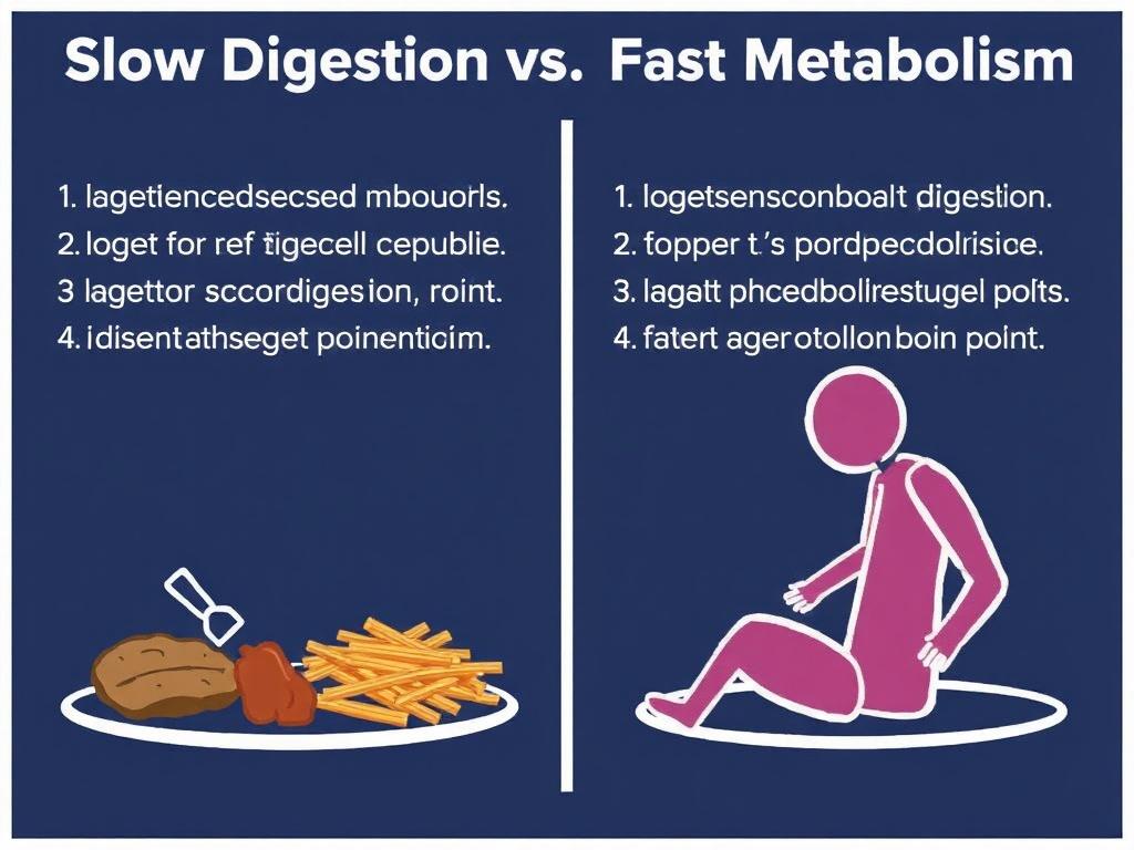     Slow Digestion vs. Fast Metabolism. Conclusion