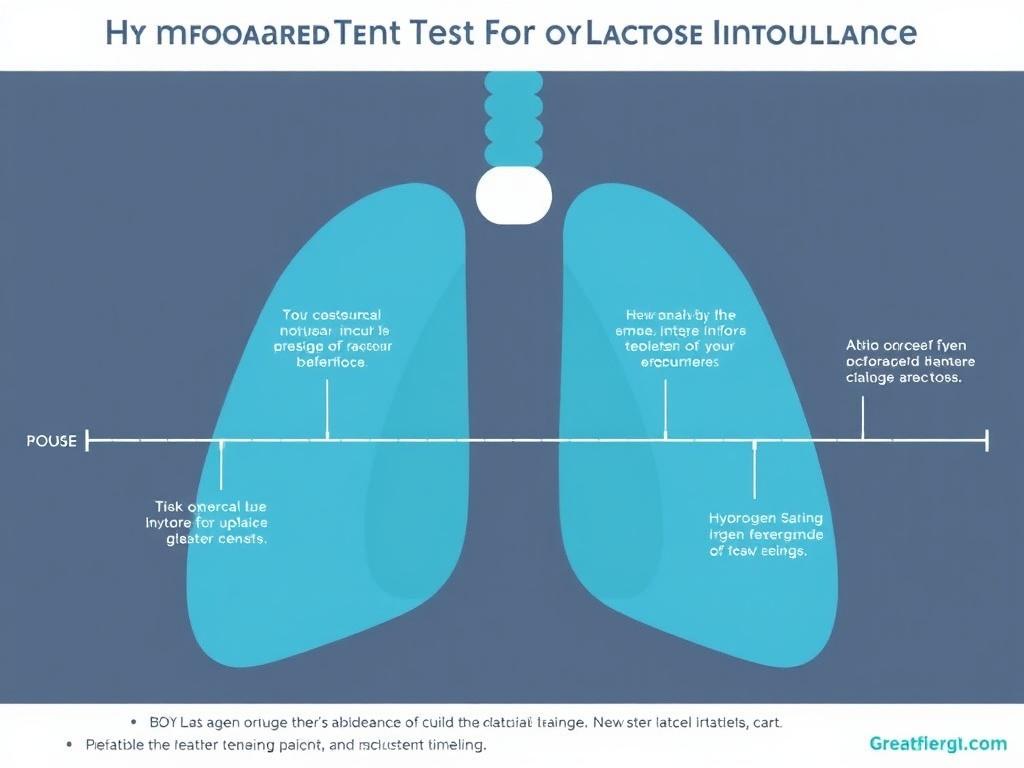     Hydrogen Breath Test for Lactose Intolerance. Practical Example of a Breath Test Timeline