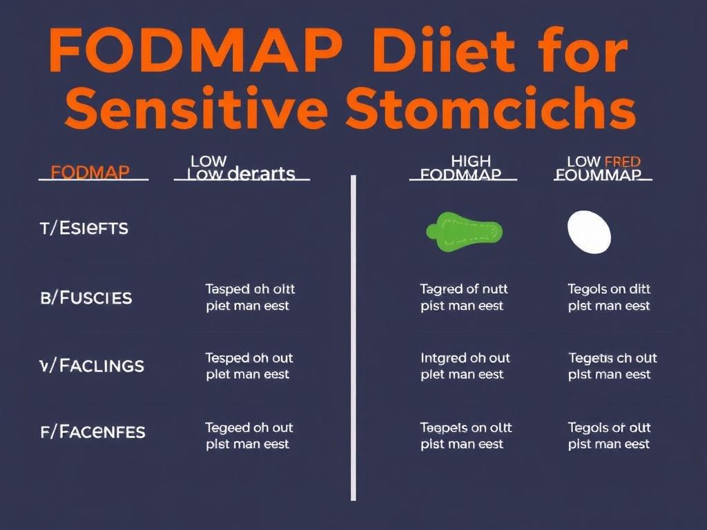     FODMAP Diet for Sensitive Stomachs. Low FODMAP vs. High FODMAP Foods: Practical Lists