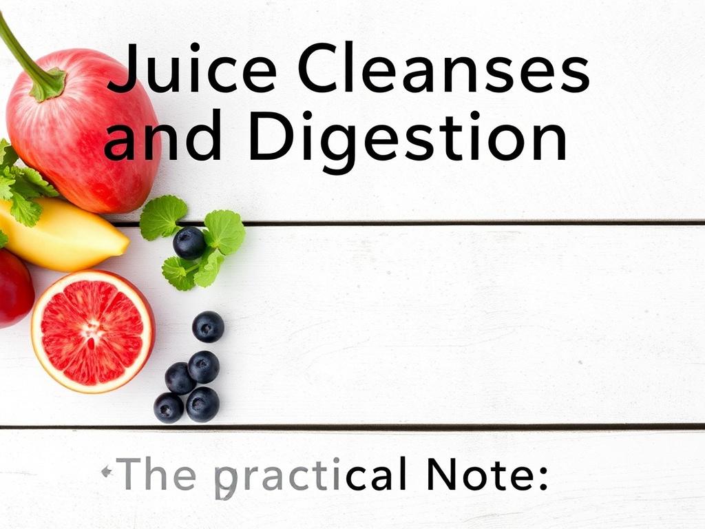     Juice Cleanses and Digestion: Benefits and Risks. Final Practical Notes