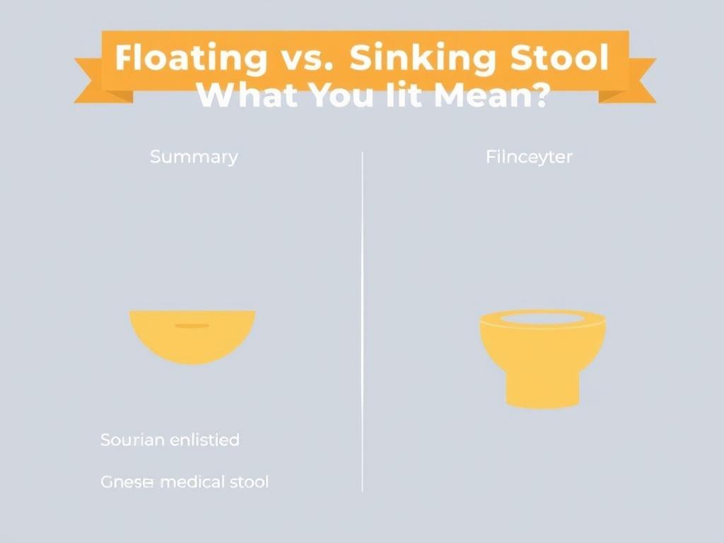     Floating vs. Sinking Stool: What Does It Mean?. Summary Table: When Floating vs. Sinking Stool Needs Medical Attention