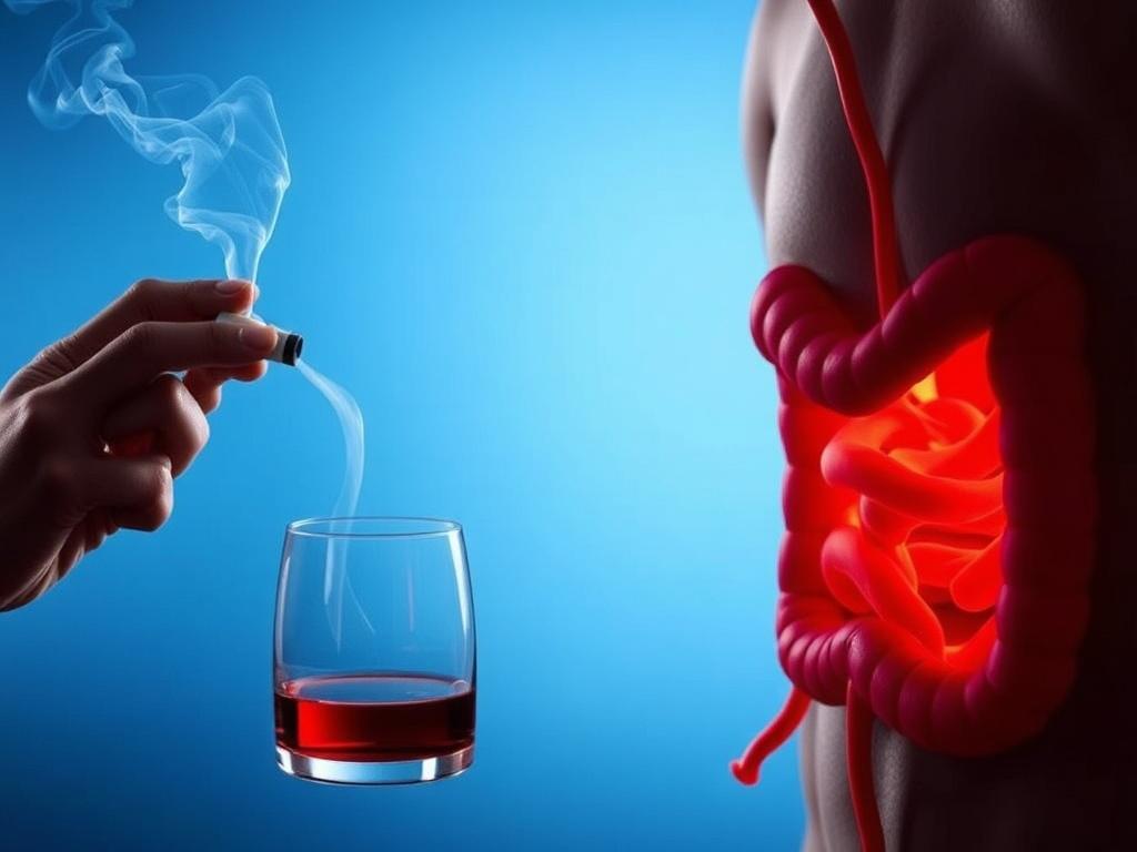     Smoking and Alcohol: How They Harm Your Intestines. Symptoms to Watch For