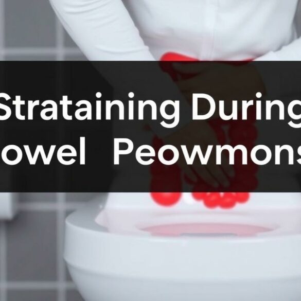 Straining During Bowel Movements: Risks and Solutions