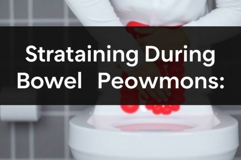 Straining During Bowel Movements: Risks and Solutions