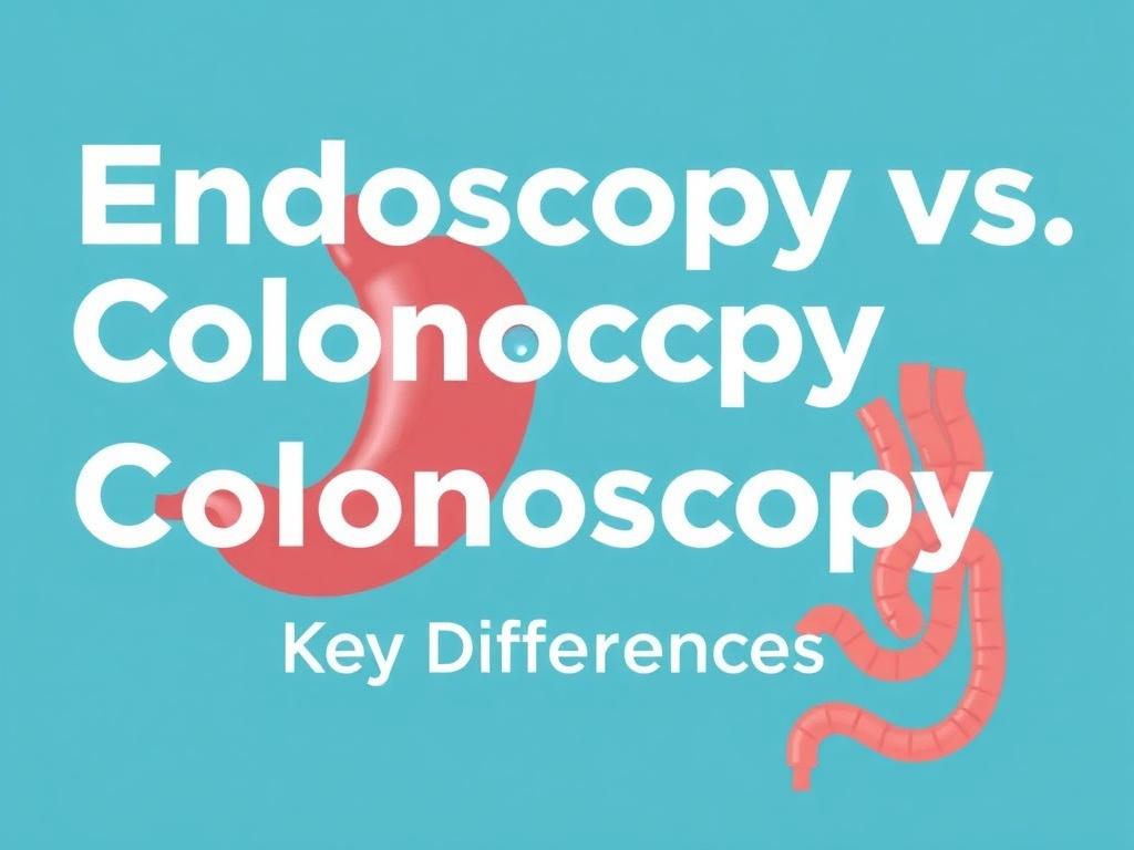     Endoscopy vs. Colonoscopy: Key Differences. How endoscopy and colonoscopy compare: a clear side‑by‑side