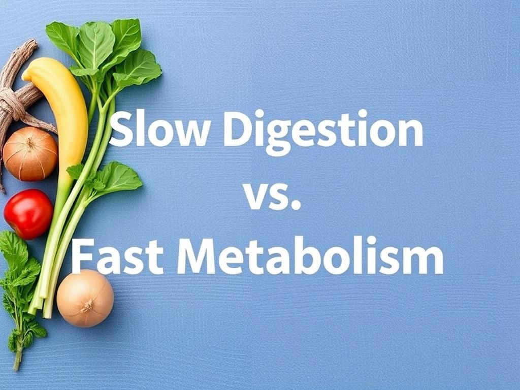     Slow Digestion vs. Fast Metabolism. What Do We Mean by Slow Digestion?