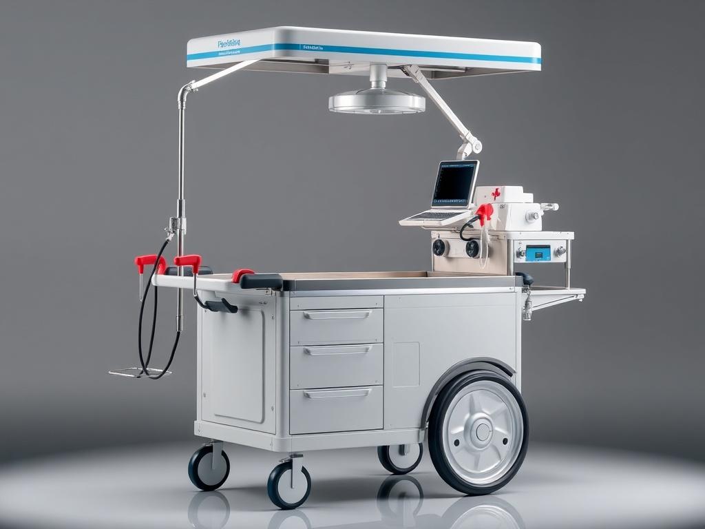 Instrumental medical cart Instrumental medical cartфото