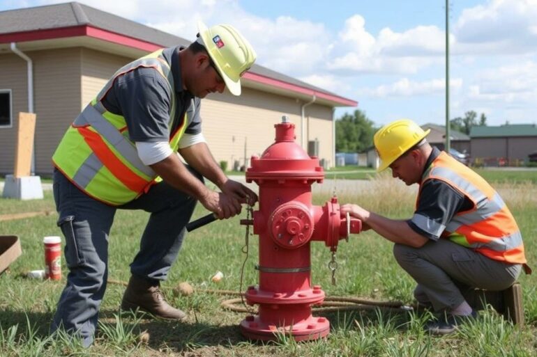 Как правильно установить пожарный гидрант: простой план для безопасного водоснабжения