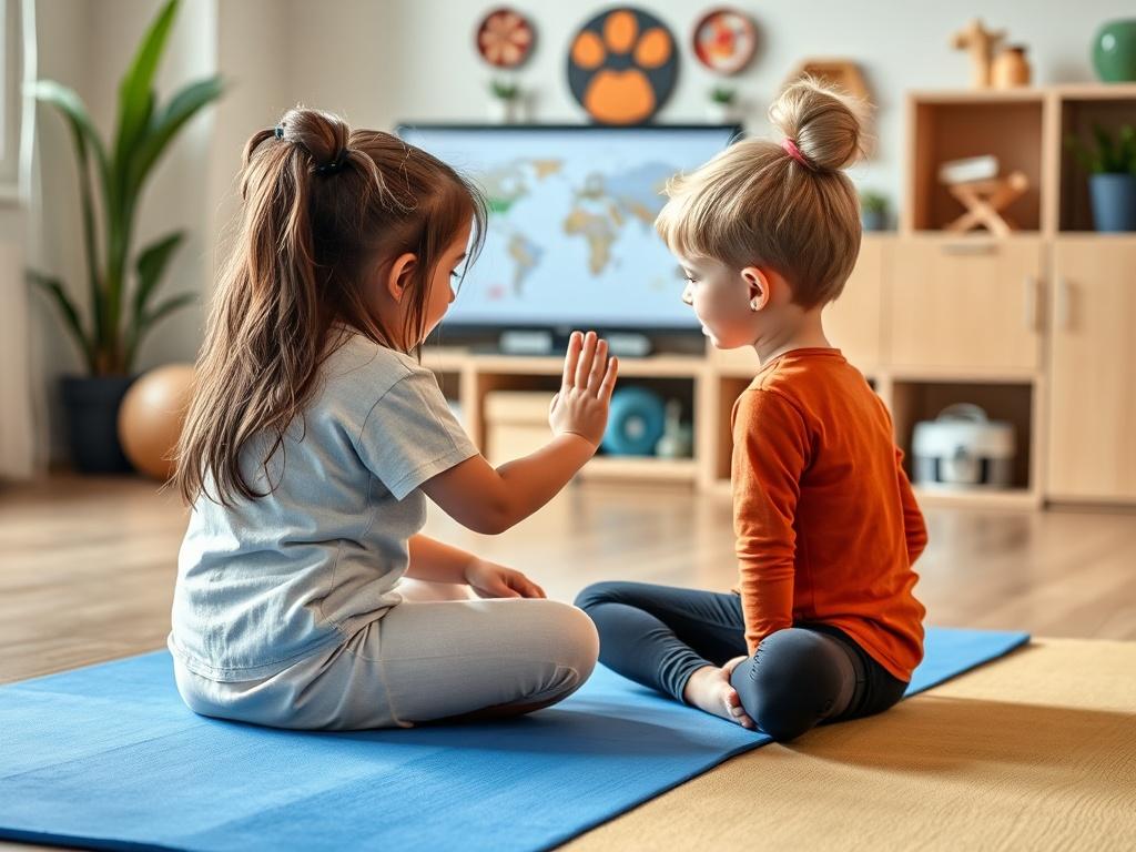 Как работать дистанционно с детьми с аутизмом: йоготерапия и помощь кинезиотерапевта в онлайне